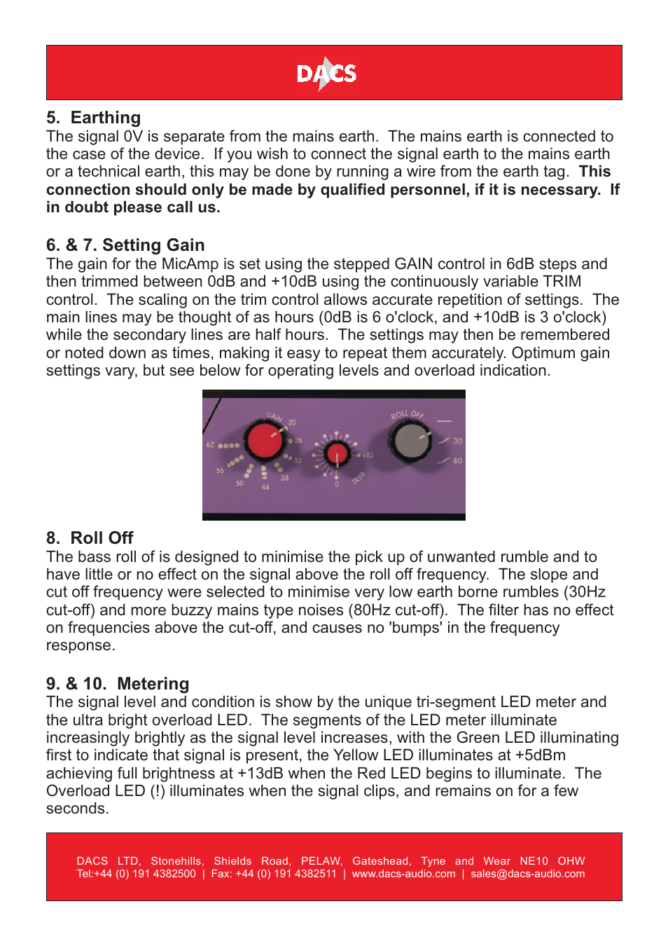 DACS Audio MicAmp User Manual | Page 5 / 8