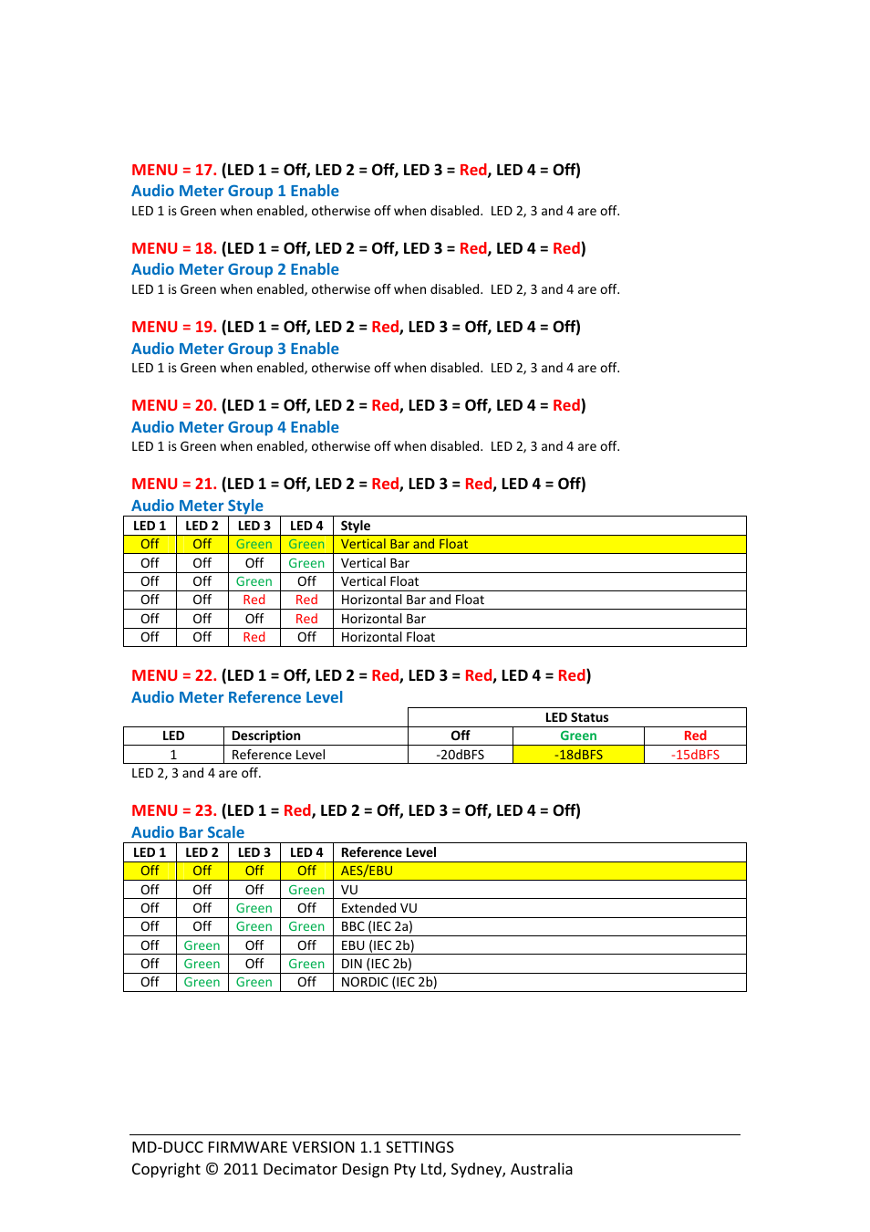Decimator Design MD-DUCC User Manual | Page 6 / 8