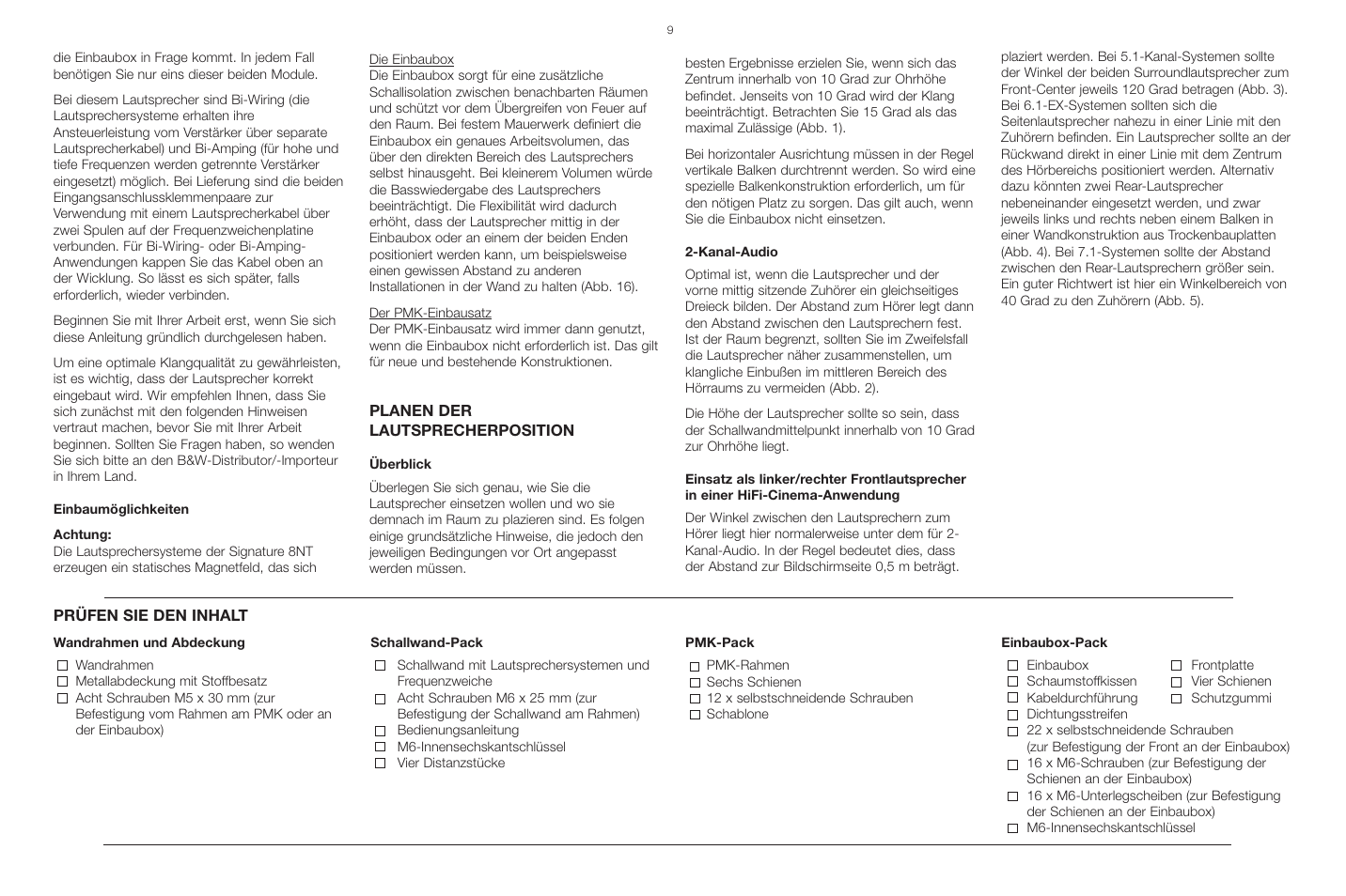 Bowers & Wilkins Signature 8NT User Manual | Page 11 / 34