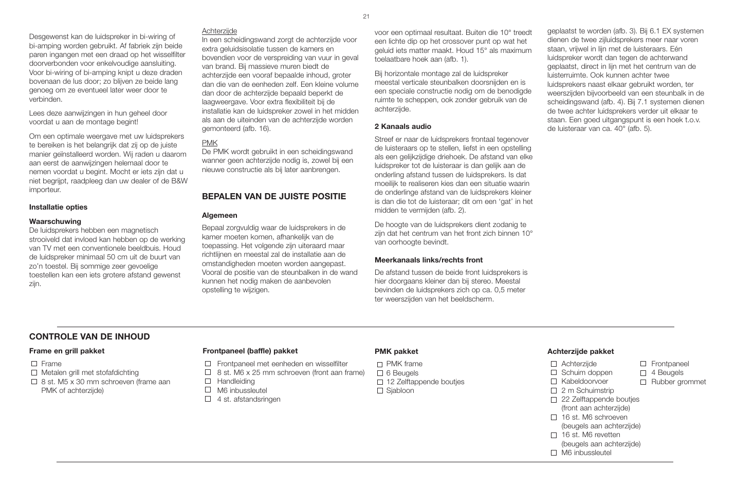 Bowers & Wilkins Signature 8NT User Manual | Page 23 / 34