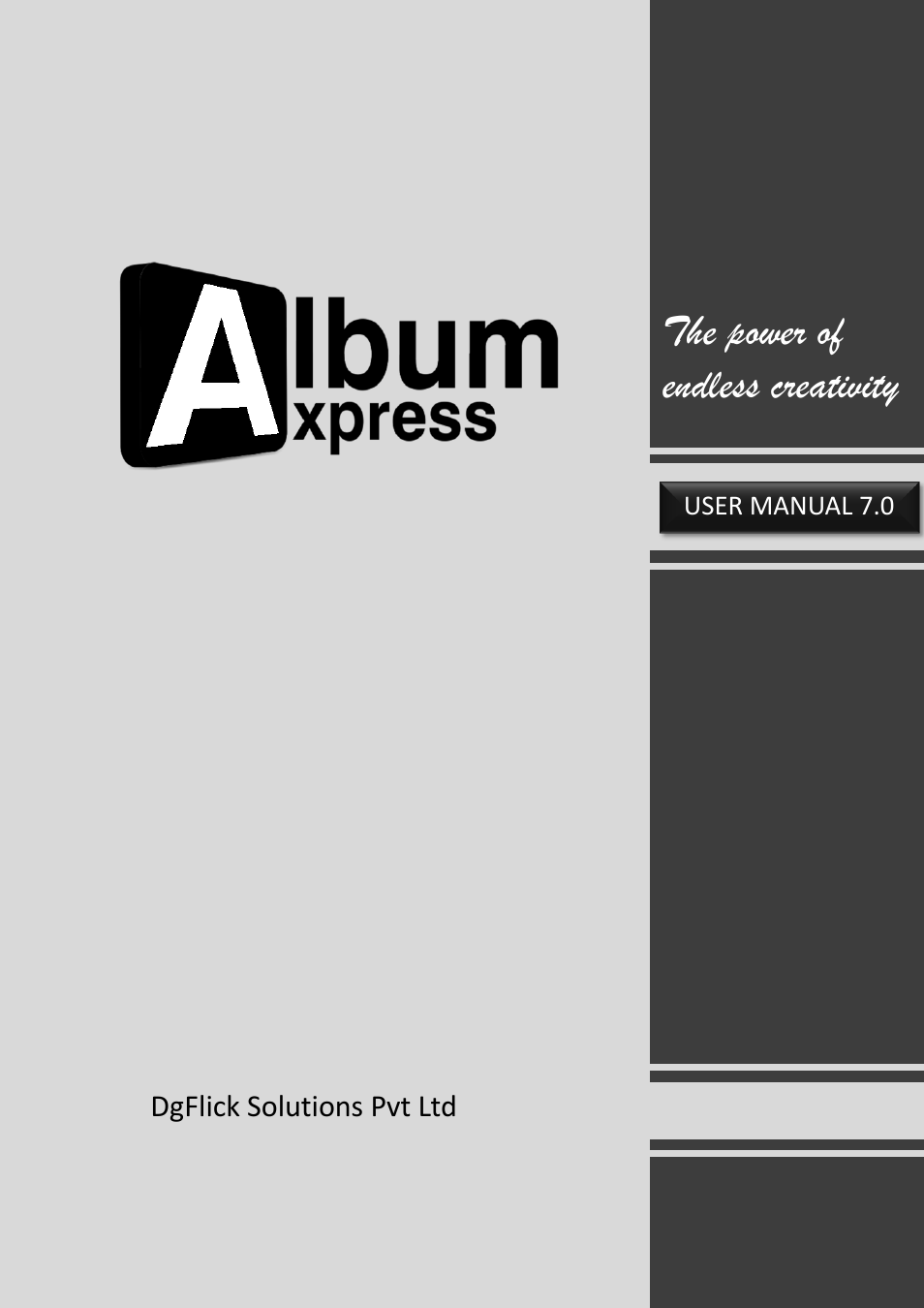 DgFlick AlbumXpress User Manual | 128 pages