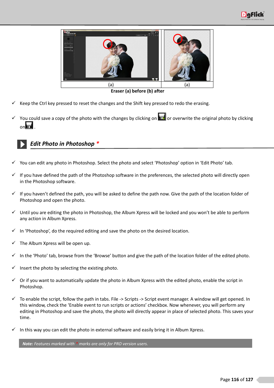 Edit photo in photoshop | DgFlick AlbumXpress User Manual | Page 117 / 128