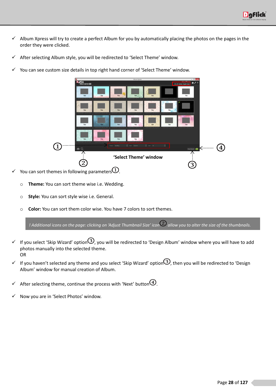 DgFlick AlbumXpress User Manual | Page 29 / 128