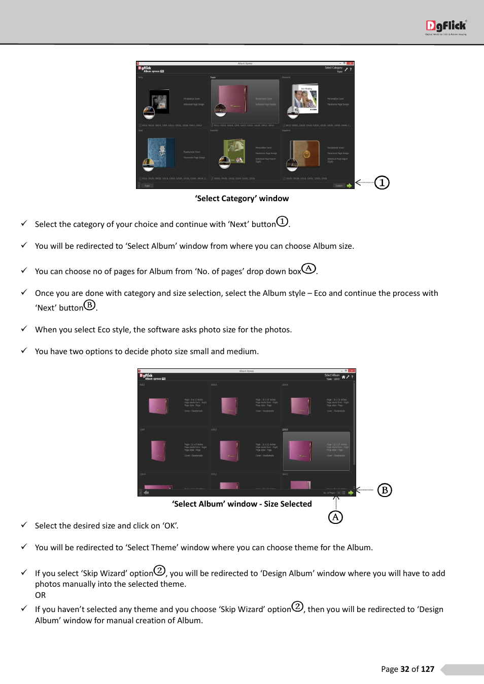 DgFlick AlbumXpress User Manual | Page 33 / 128