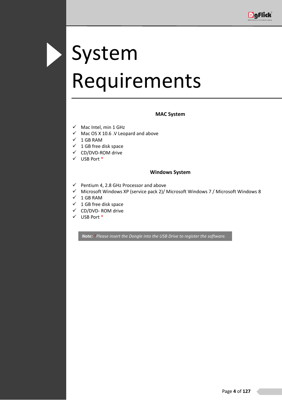 System requirements | DgFlick AlbumXpress User Manual | Page 5 / 128