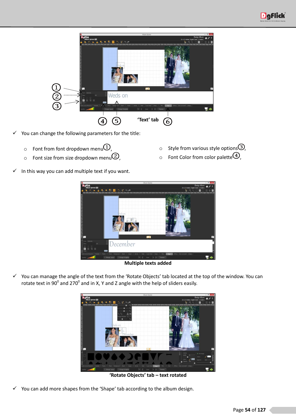 DgFlick AlbumXpress User Manual | Page 55 / 128