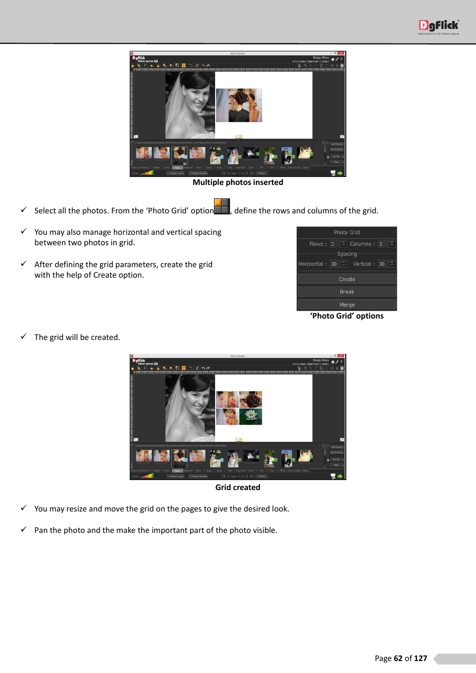 DgFlick AlbumXpress User Manual | Page 63 / 128