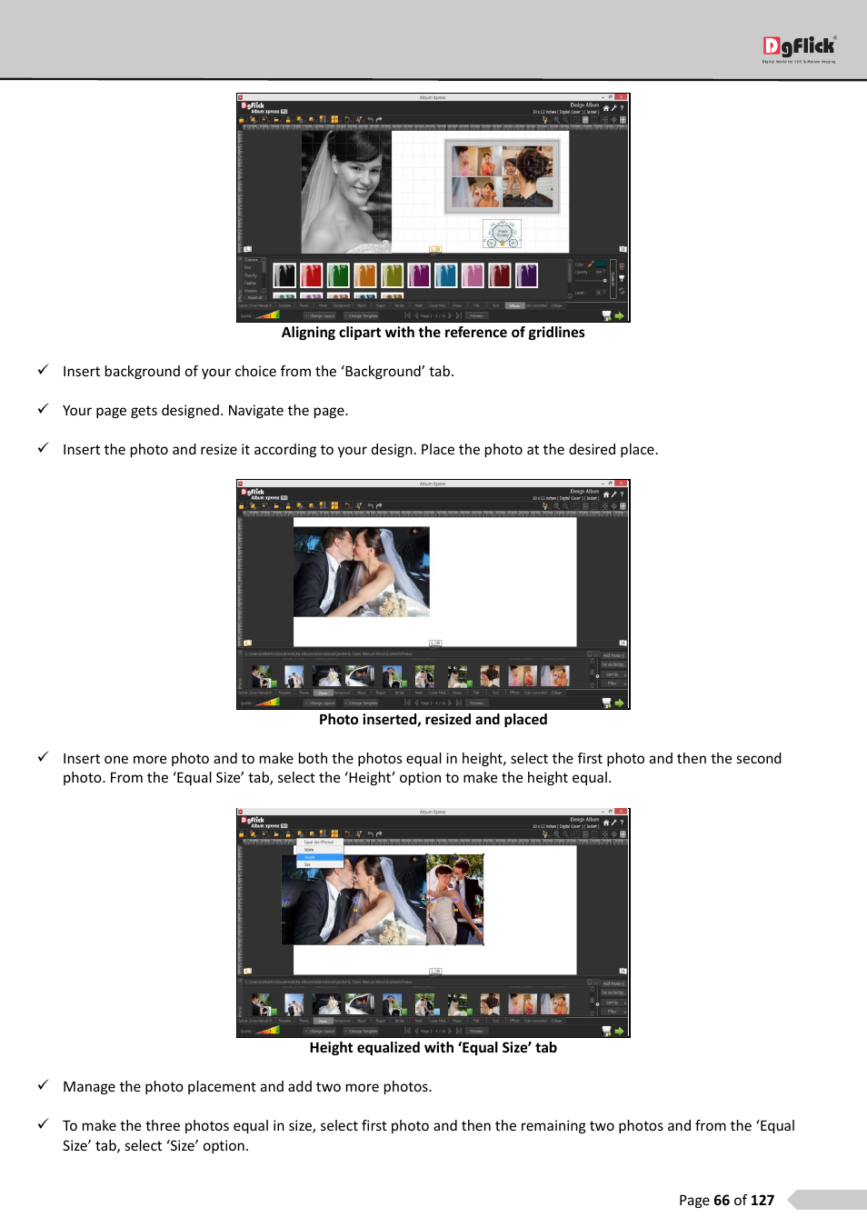 DgFlick AlbumXpress User Manual | Page 67 / 128