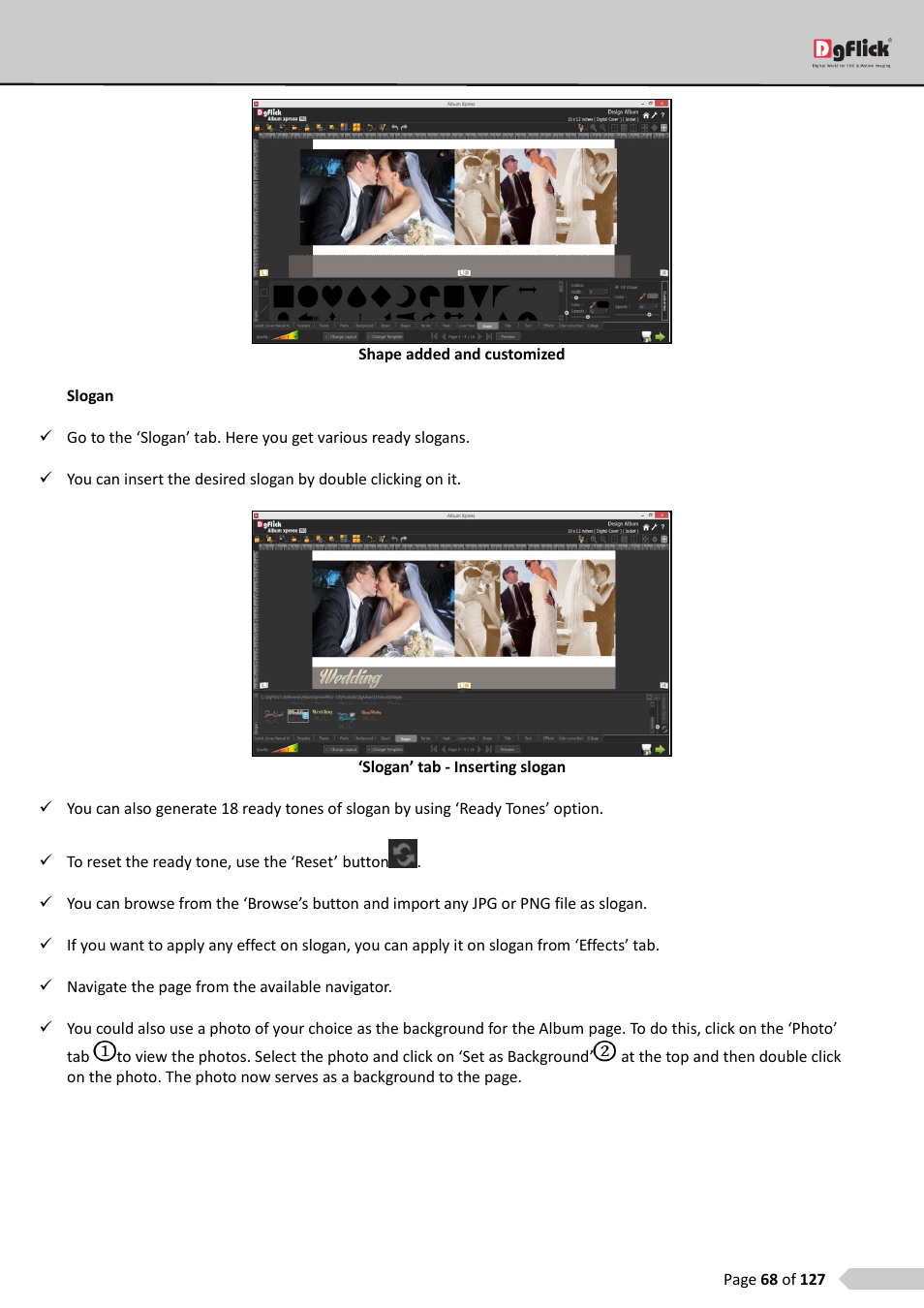 DgFlick AlbumXpress User Manual | Page 69 / 128
