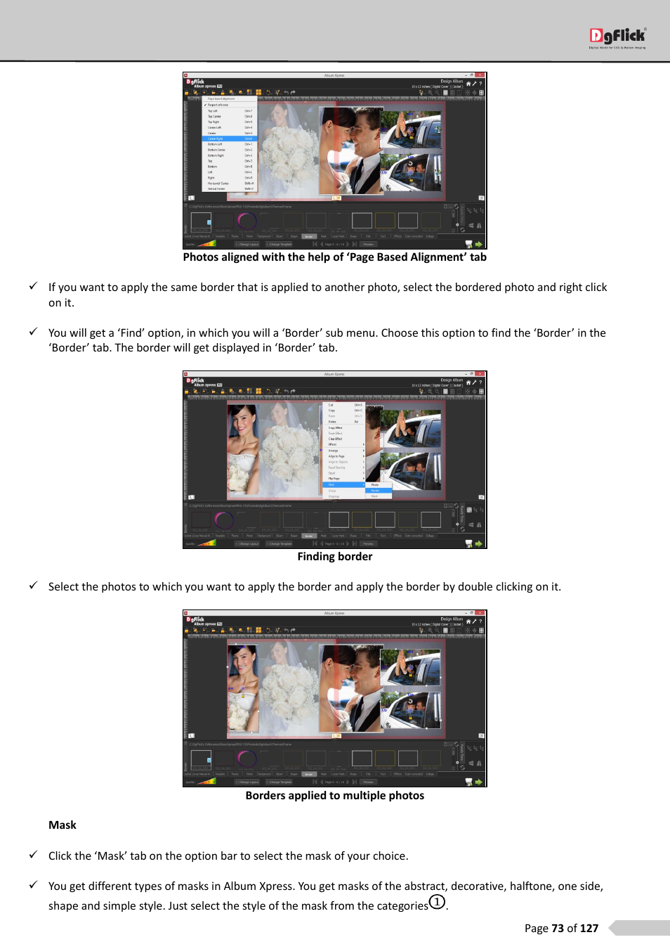 DgFlick AlbumXpress User Manual | Page 74 / 128