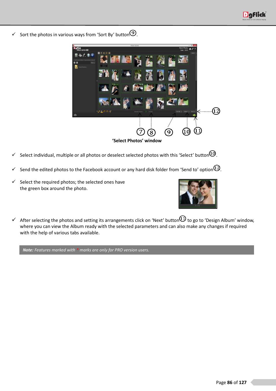 DgFlick AlbumXpress User Manual | Page 87 / 128
