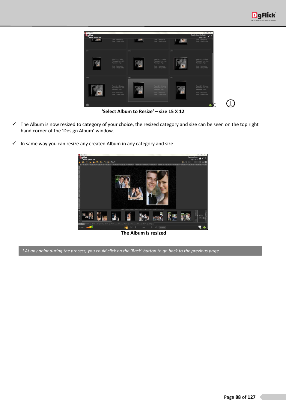 DgFlick AlbumXpress User Manual | Page 89 / 128