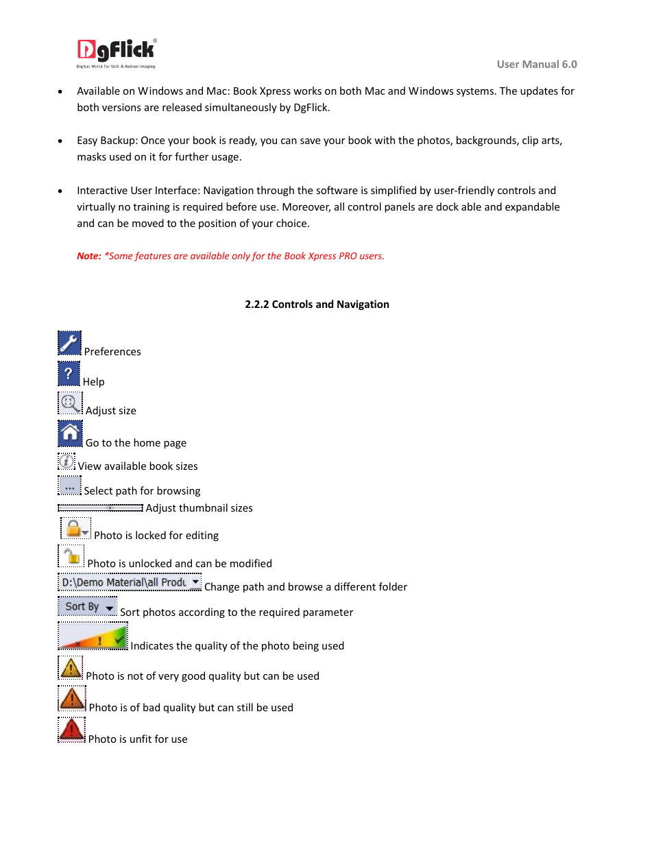 Controls and navigations | DgFlick BookXpress User Manual | Page 10 / 113