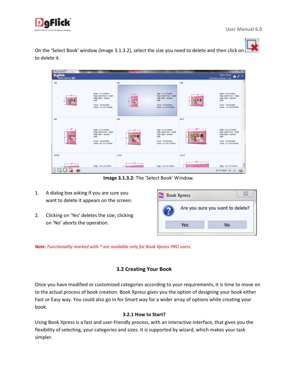 Creating your book, How to start | DgFlick BookXpress User Manual | Page 28 / 113