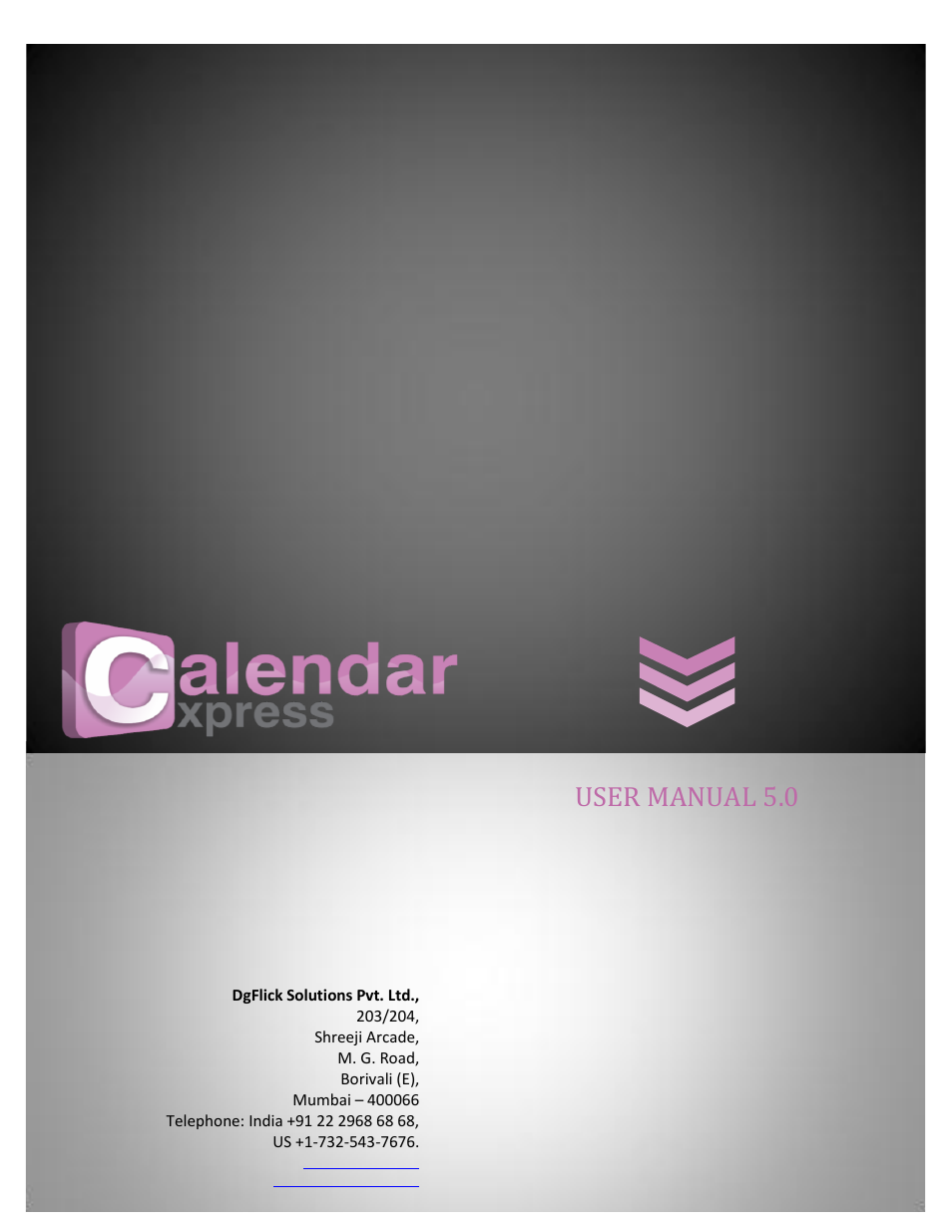 DgFlick CalendarXpress User Manual | 66 pages