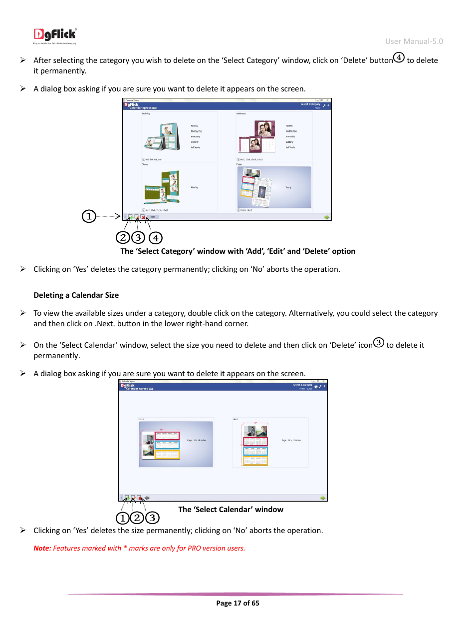 DgFlick CalendarXpress User Manual | Page 17 / 66