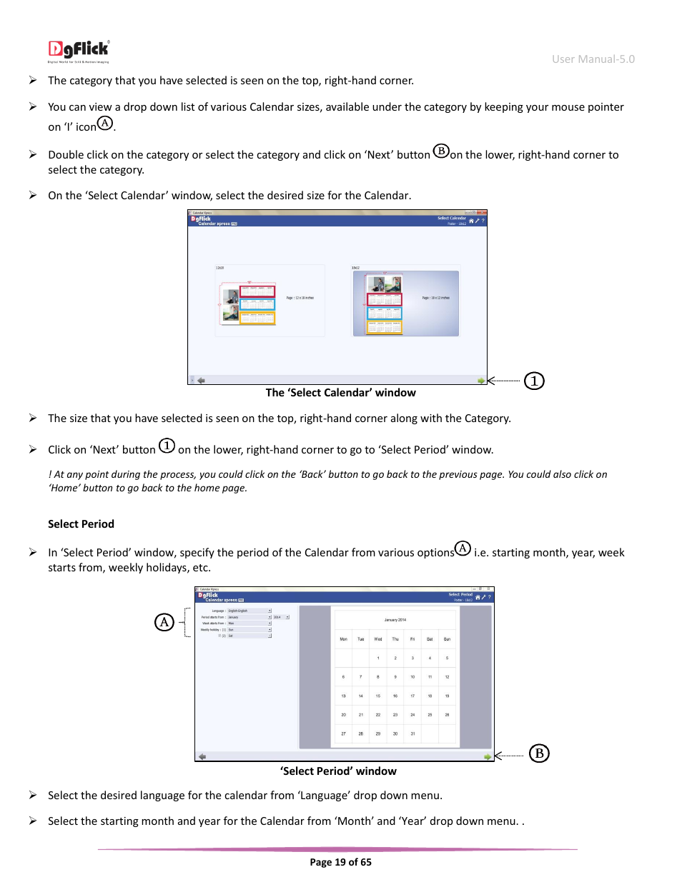 DgFlick CalendarXpress User Manual | Page 19 / 66