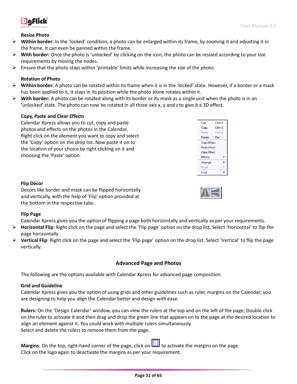 DgFlick CalendarXpress User Manual | Page 51 / 66