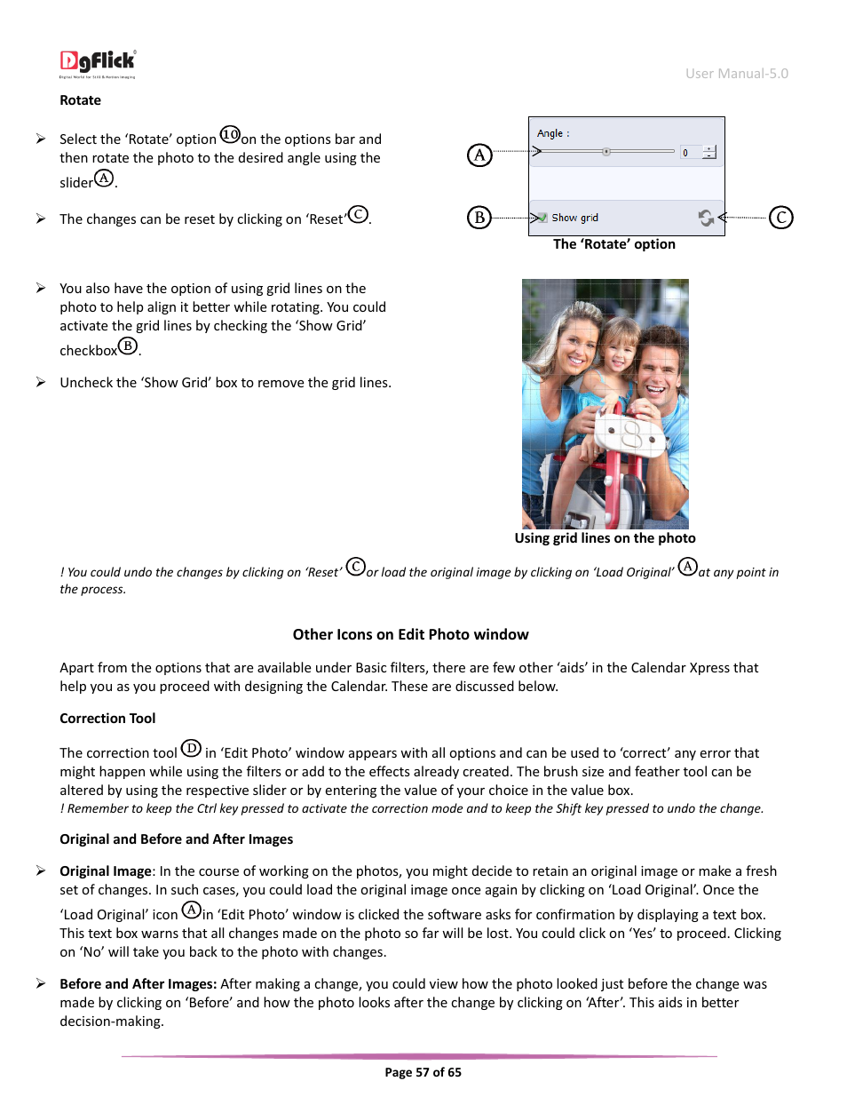 DgFlick CalendarXpress User Manual | Page 57 / 66