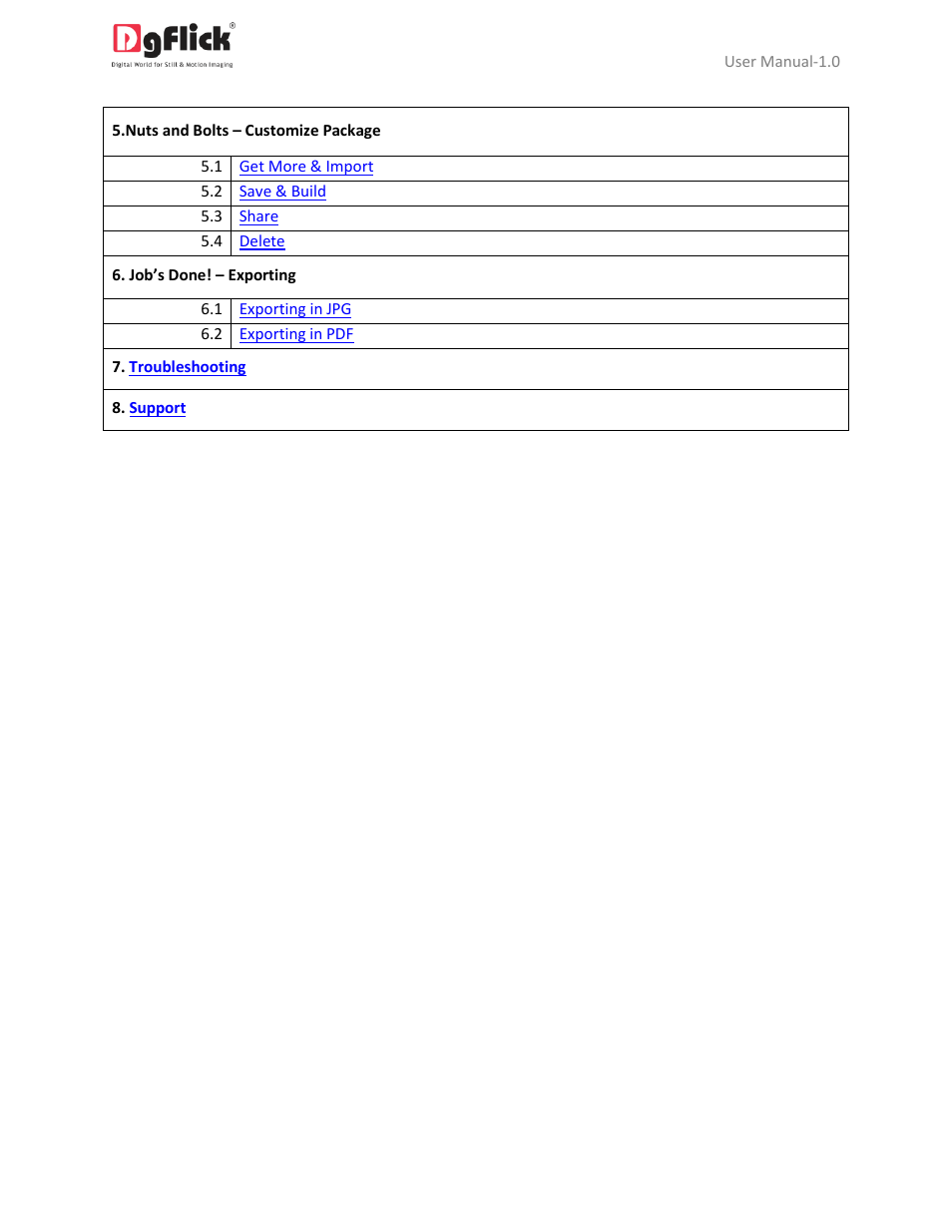 DgFlick PrintXpress User Manual | Page 3 / 53