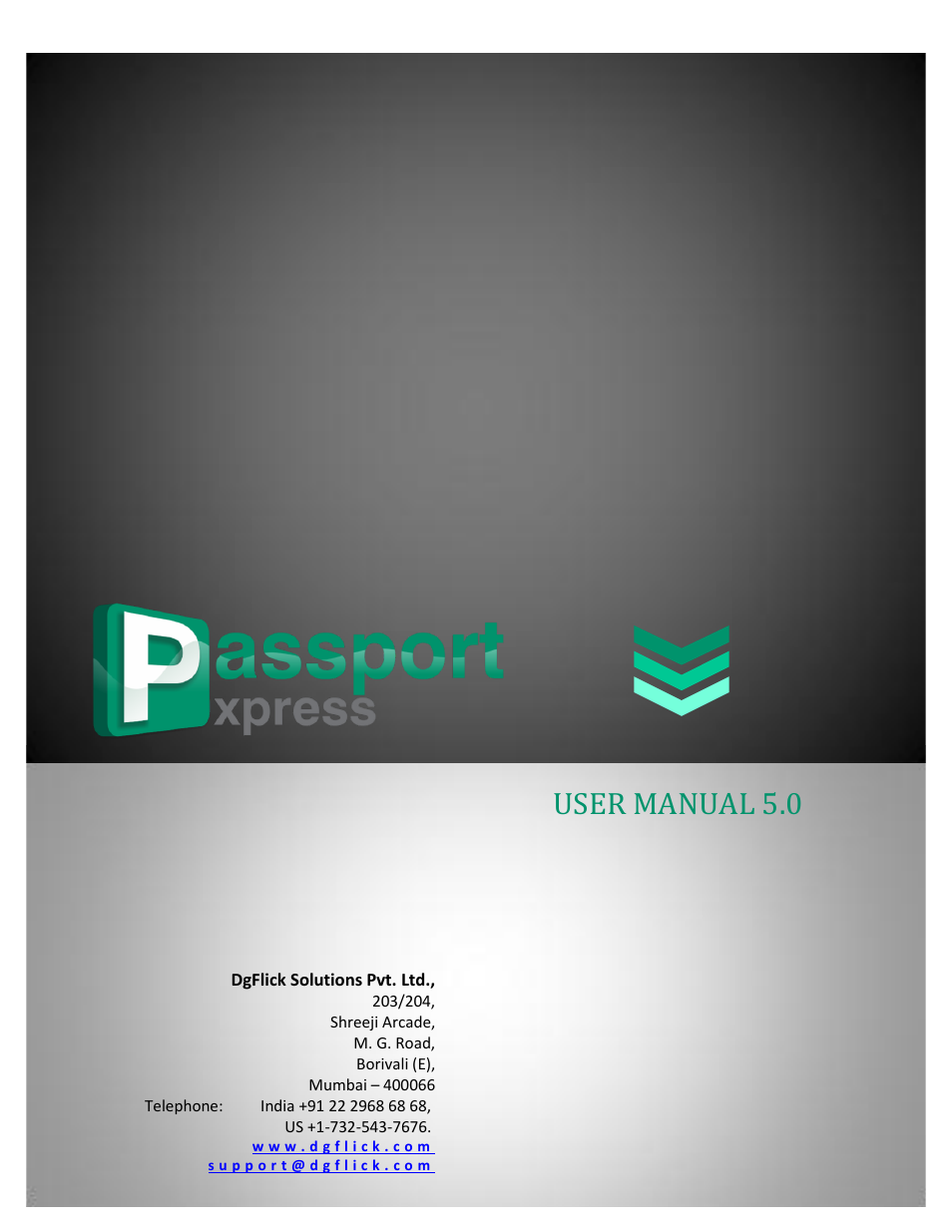 DgFlick Passport Xpress User Manual | 45 pages