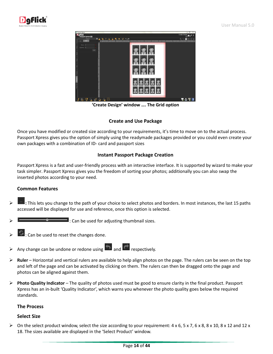 Create and use package, Instant passport package creation | DgFlick Passport Xpress User Manual | Page 15 / 45
