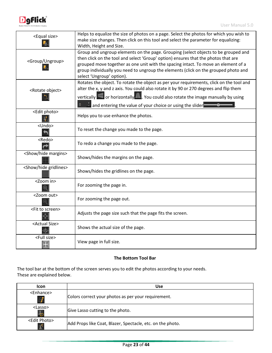 DgFlick Passport Xpress User Manual | Page 24 / 45