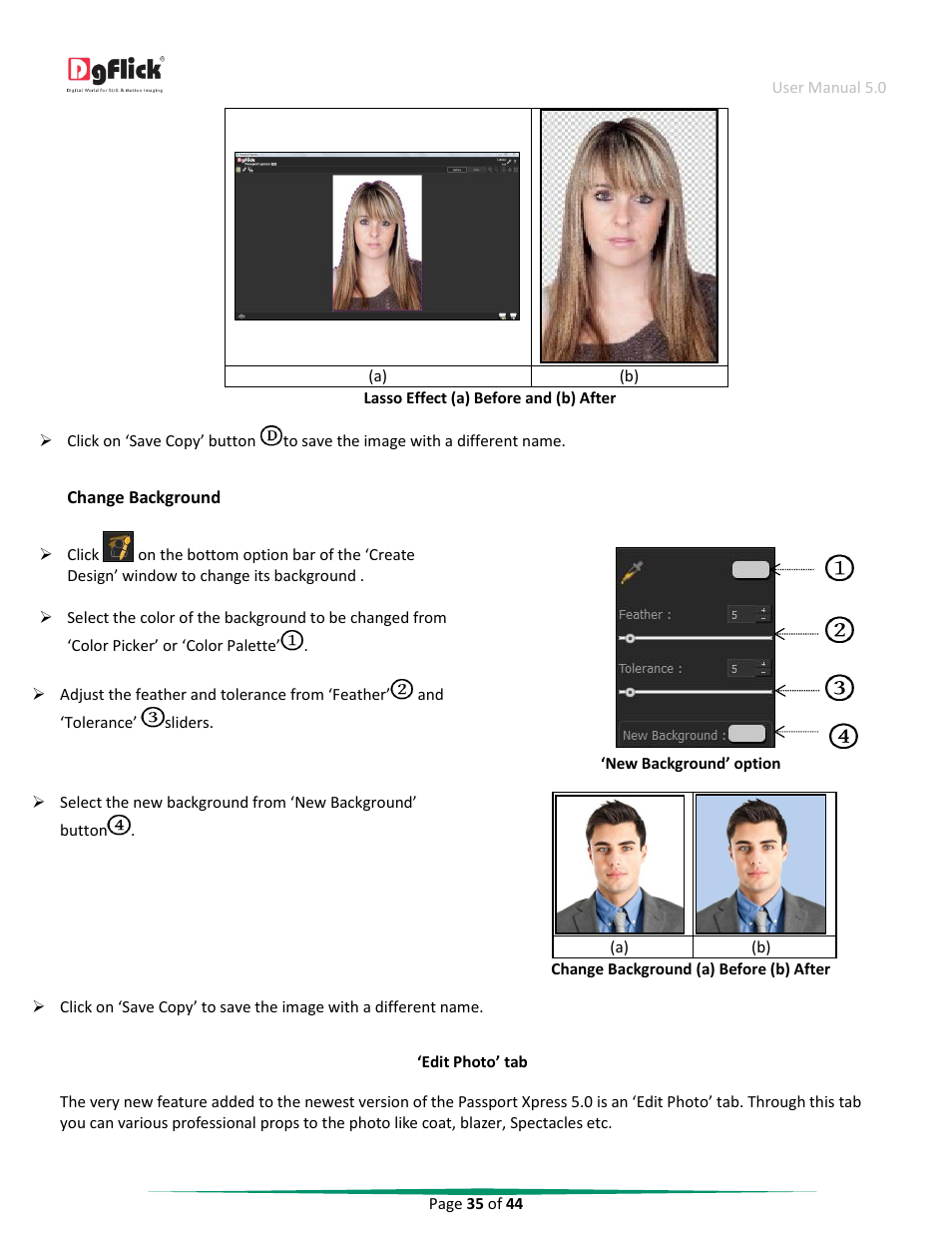 DgFlick Passport Xpress User Manual | Page 36 / 45