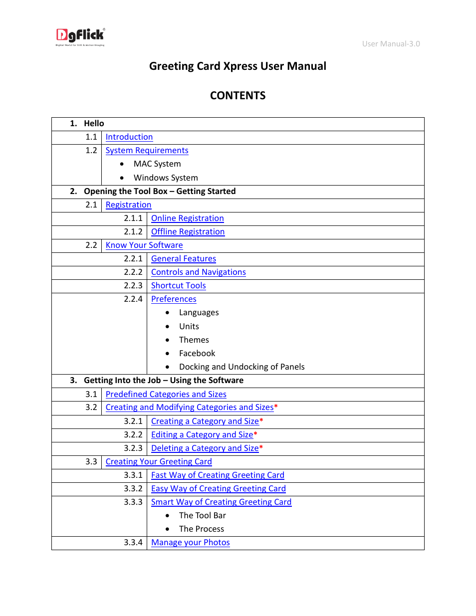 DgFlick GreetingXpress User Manual | Page 2 / 86