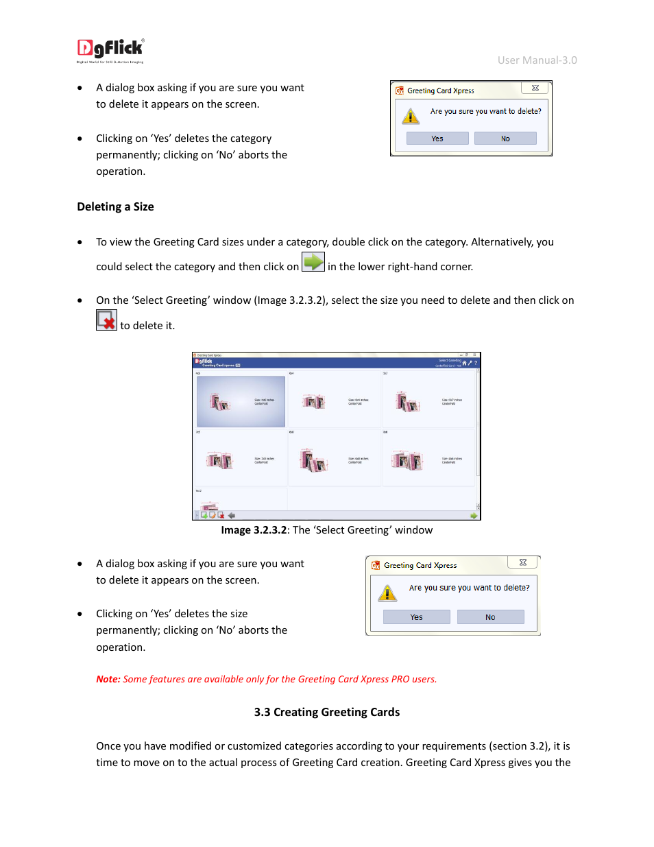 Creating your greeting card | DgFlick GreetingXpress User Manual | Page 24 / 86