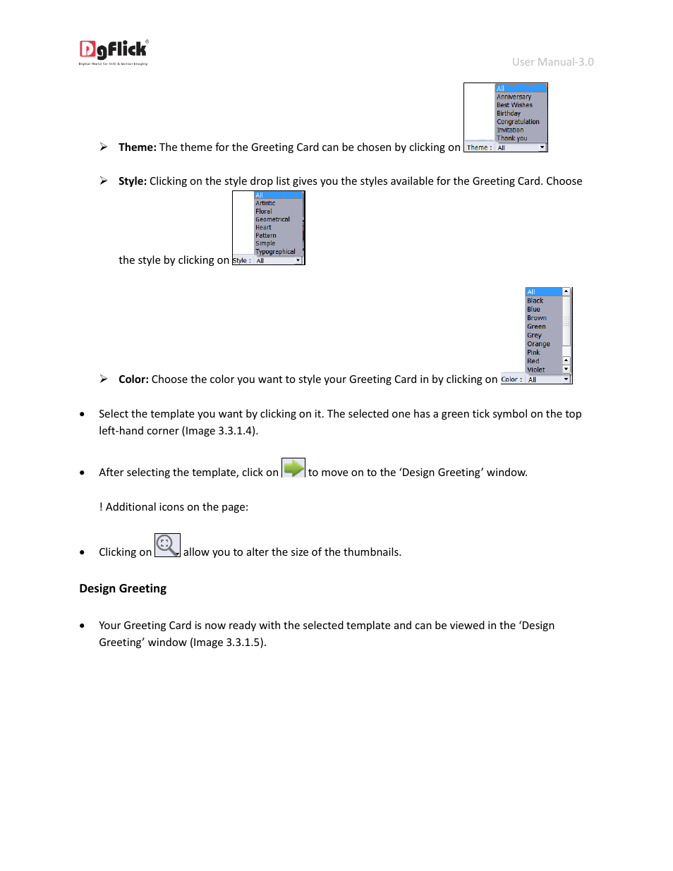 DgFlick GreetingXpress User Manual | Page 29 / 86