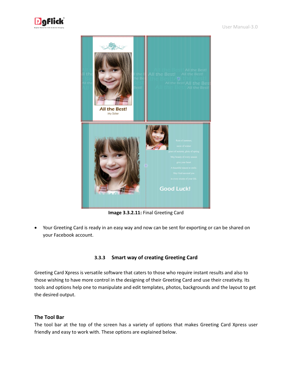 Smart way of creating greeting card | DgFlick GreetingXpress User Manual | Page 41 / 86