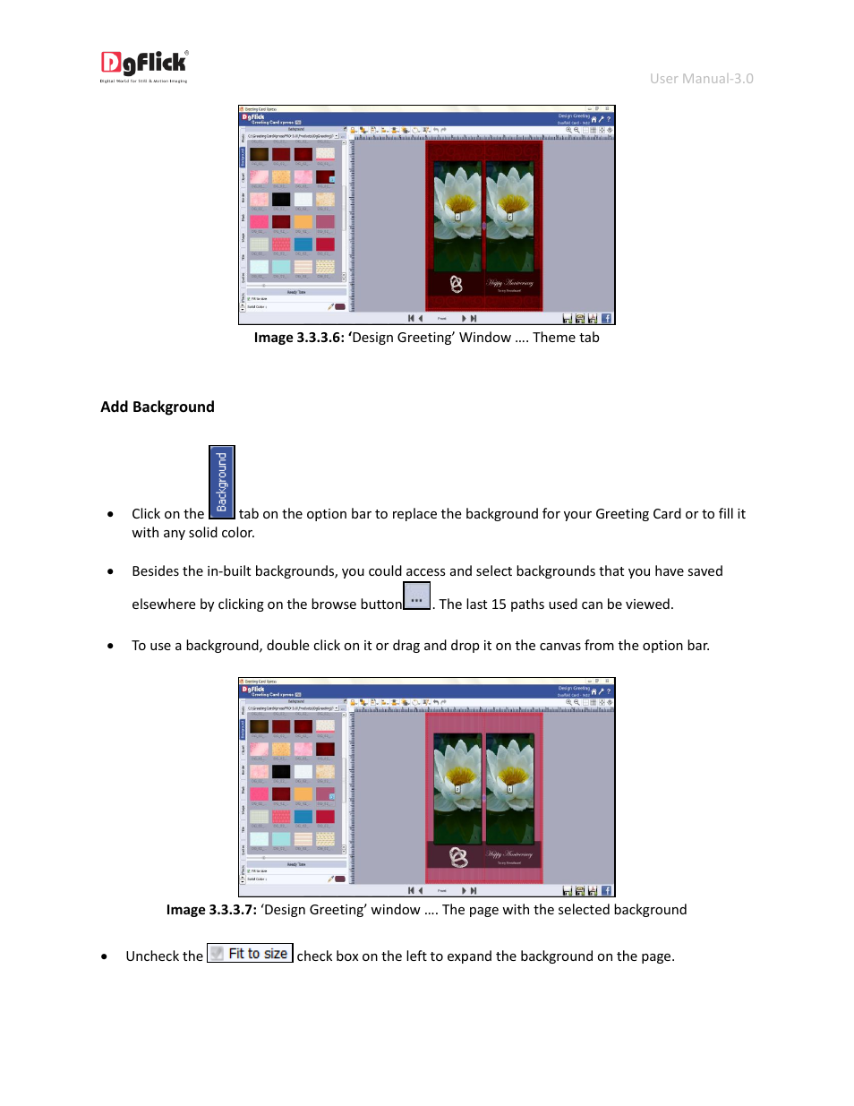 DgFlick GreetingXpress User Manual | Page 46 / 86