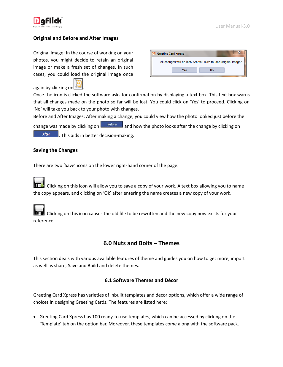 Software themes, 0 nuts and bolts – themes | DgFlick GreetingXpress User Manual | Page 75 / 86