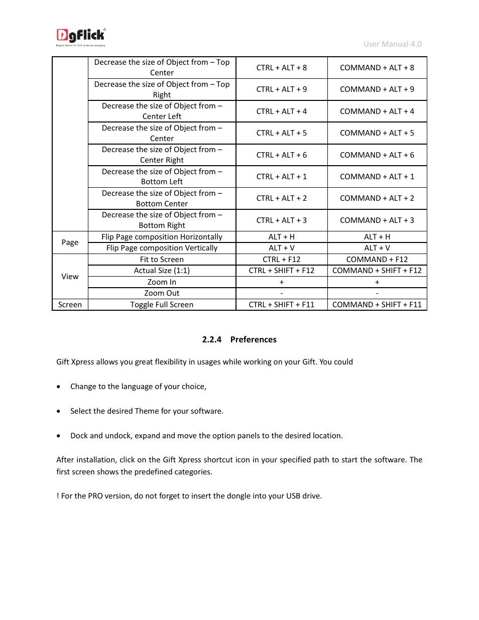 Preferences | DgFlick GiftXpress User Manual | Page 13 / 98