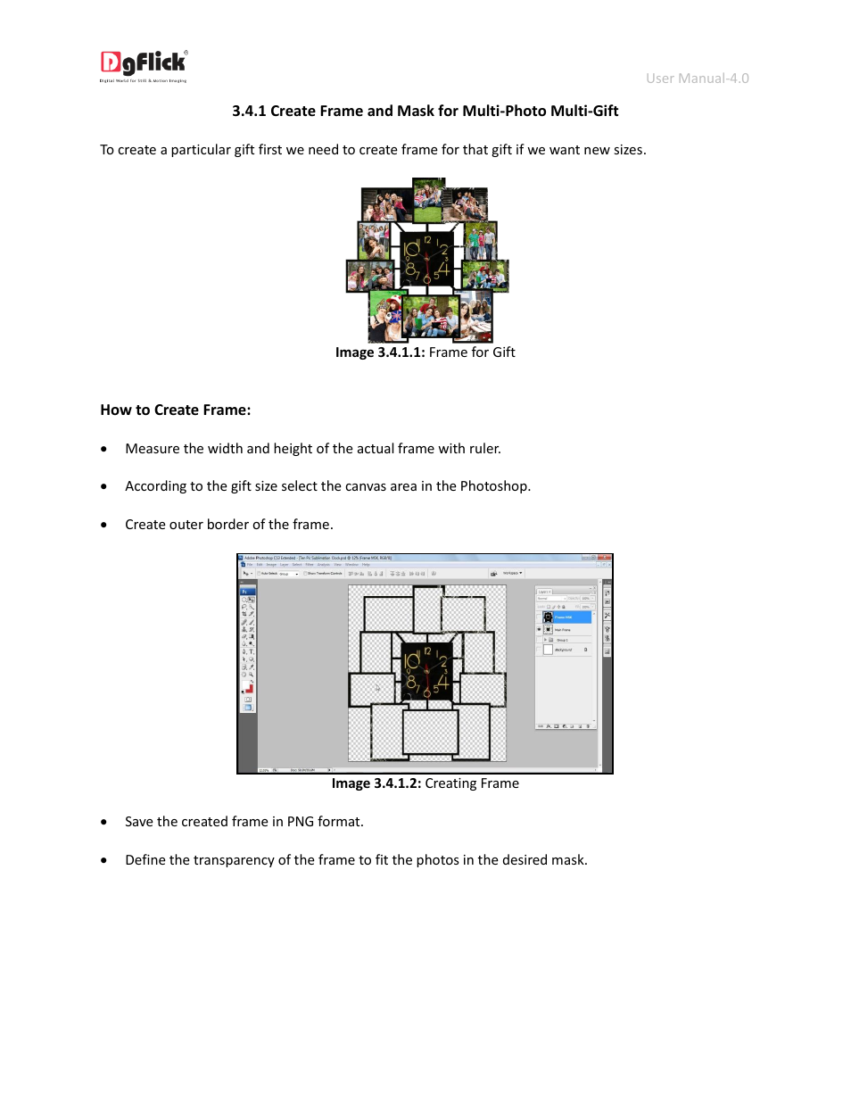 Create frame and mask for multi-photo multi-gift | DgFlick GiftXpress User Manual | Page 50 / 98