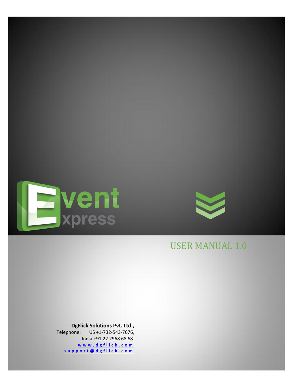 DgFlick Event Xpress User Manual | 66 pages