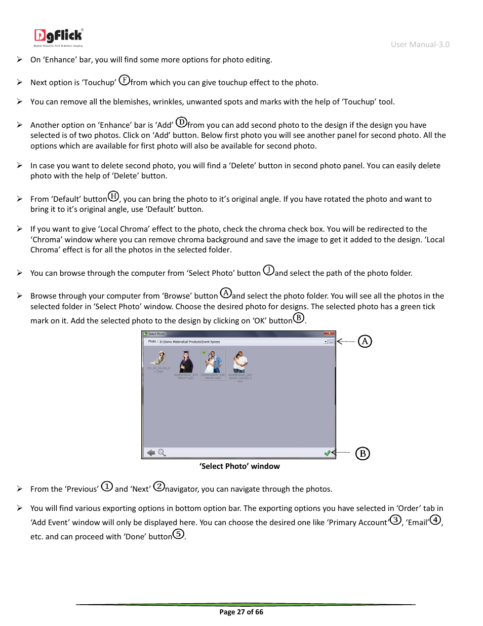 DgFlick Event Xpress User Manual | Page 27 / 66