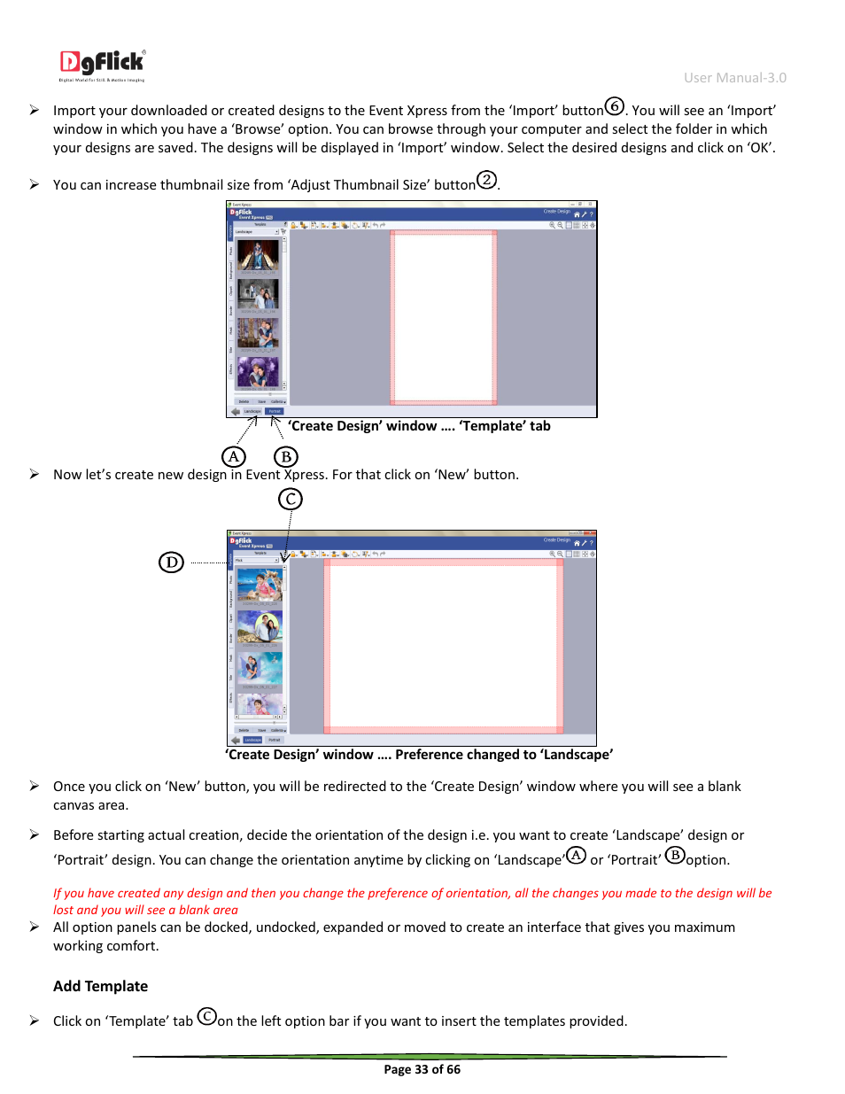 DgFlick Event Xpress User Manual | Page 33 / 66