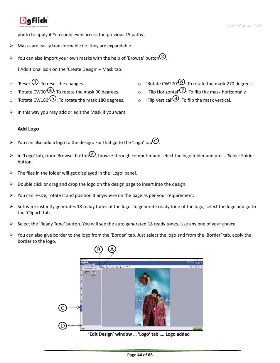 DgFlick Event Xpress User Manual | Page 44 / 66