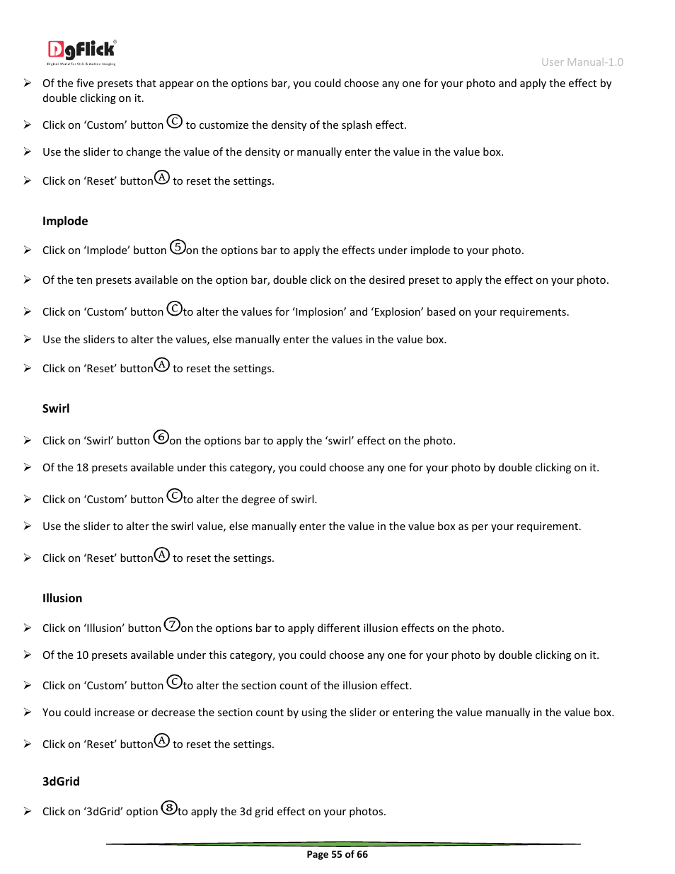 DgFlick Event Xpress User Manual | Page 55 / 66
