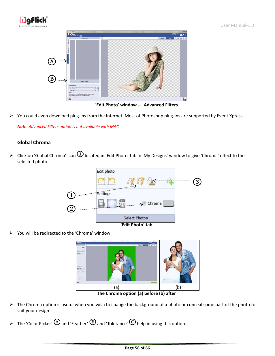 DgFlick Event Xpress User Manual | Page 58 / 66