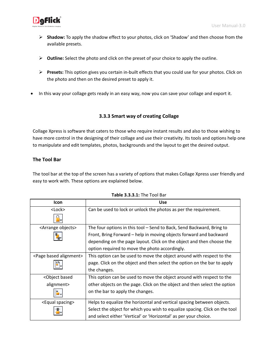 Smart way of creating collage | DgFlick CollageXpress User Manual | Page 35 / 70