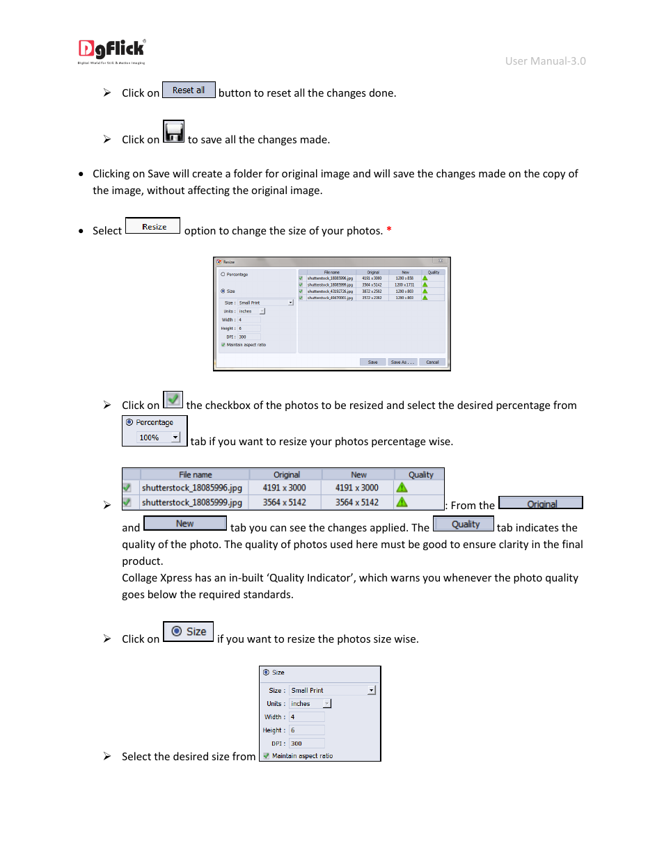 DgFlick CollageXpress User Manual | Page 48 / 70