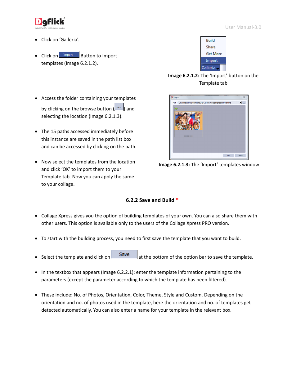 Save and build | DgFlick CollageXpress User Manual | Page 63 / 70