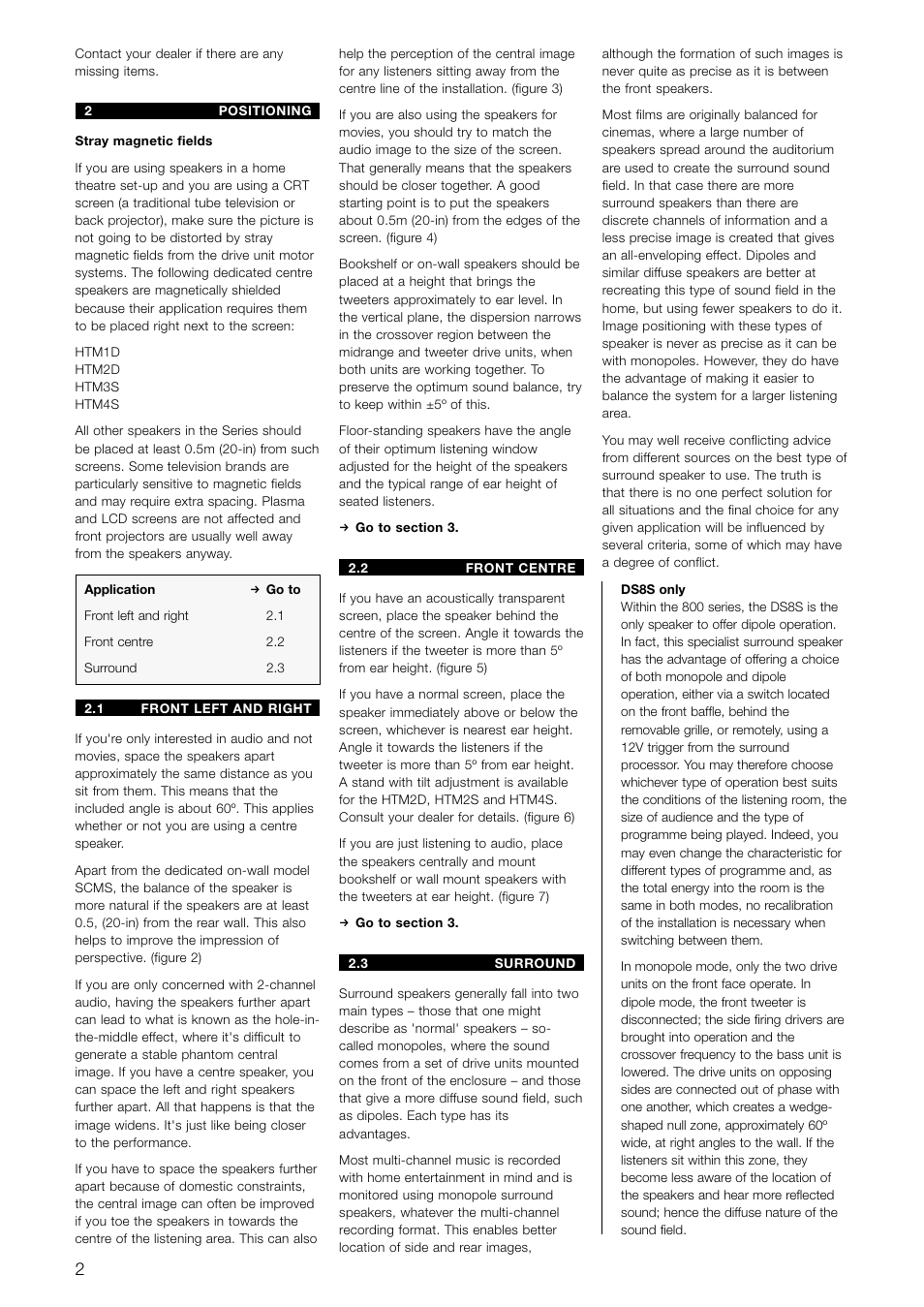 Bowers & Wilkins 803S User Manual | Page 5 / 10