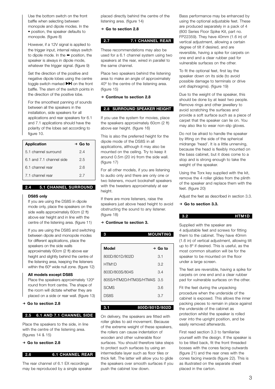 Bowers & Wilkins 803S User Manual | Page 6 / 10