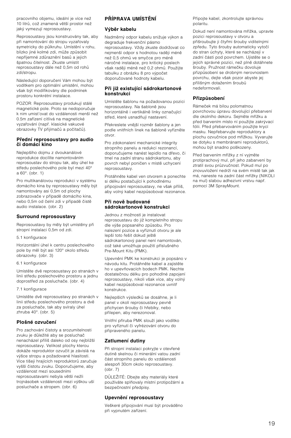 Bowers & Wilkins CCM616 User Manual | Page 22 / 34