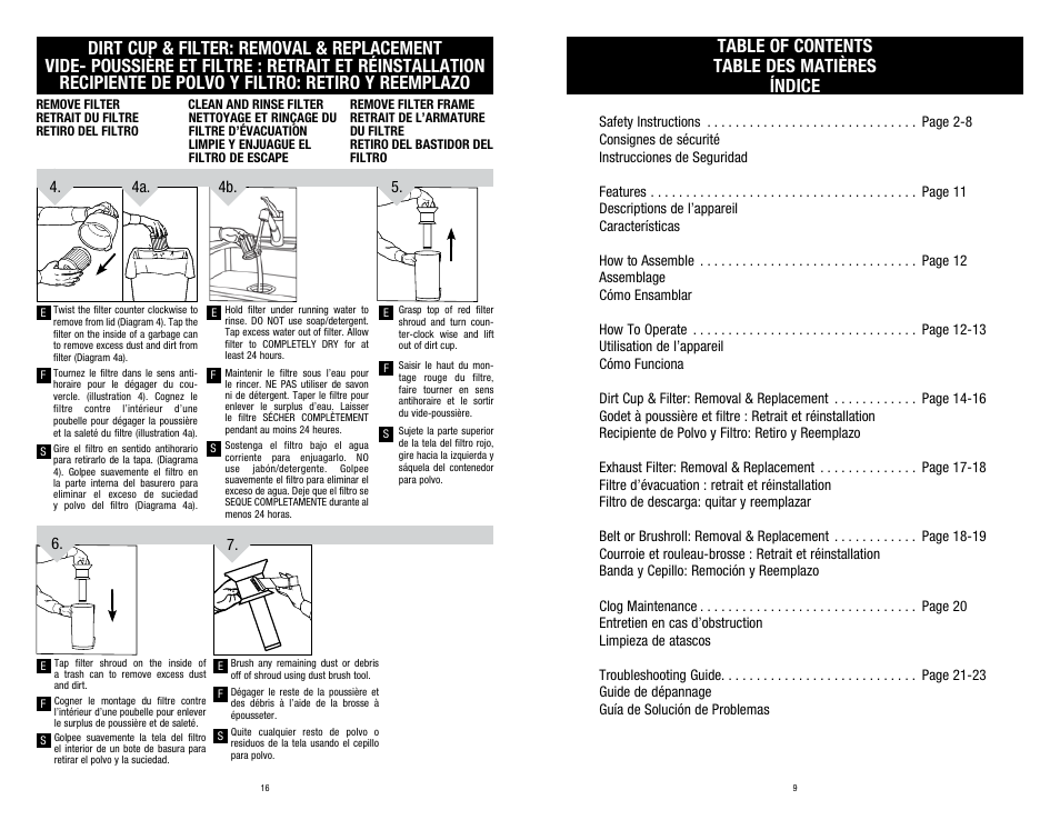 Dirt Devil UD70210 User Manual | Page 9 / 12