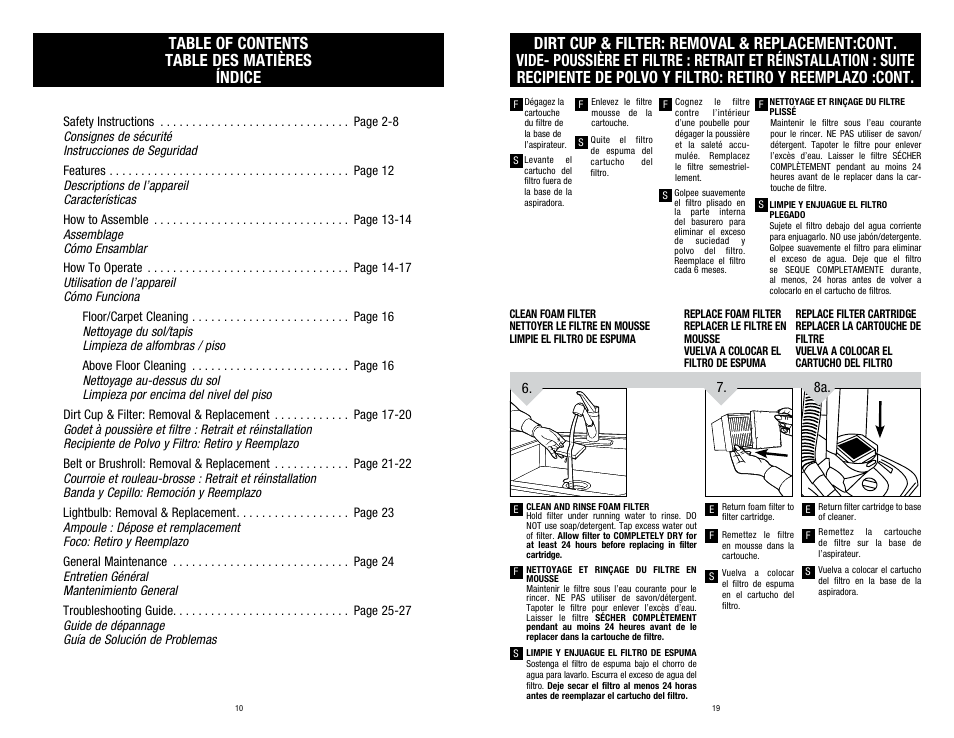 Dirt Devil UD70220RM User Manual | Page 10 / 14